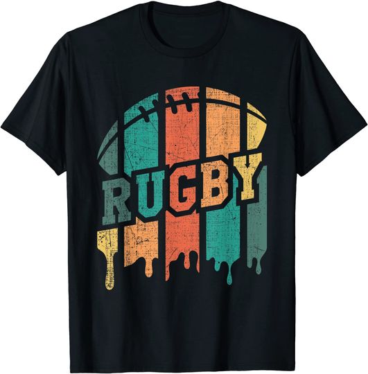 Discover Vintage Retro Rugby Player Rugby Fan Rugby Coach T-Shirt