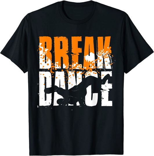 Discover Break dancing shirt Bboy poses Retro Vintage Hip Hop T Shirt