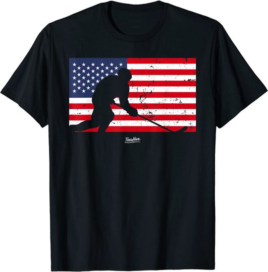 Discover American Hockey T Shirt