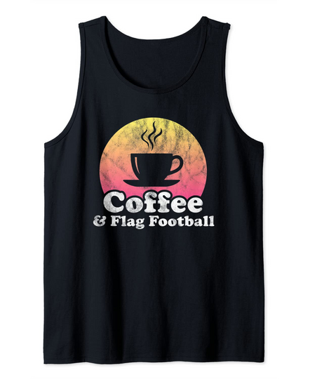 Discover Coffee and Flag Football Tank Top