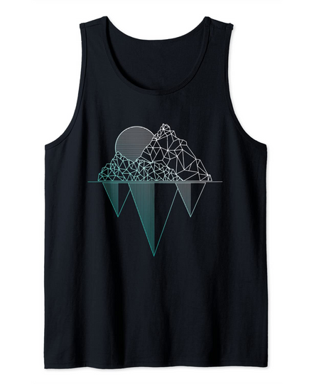 Discover Vintage Mountains Hiking Camping Rock Climbing Camper Gift Tank Top