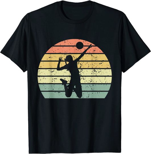 Discover Vintage Beach Volleyball Sports Lover T-Shirt