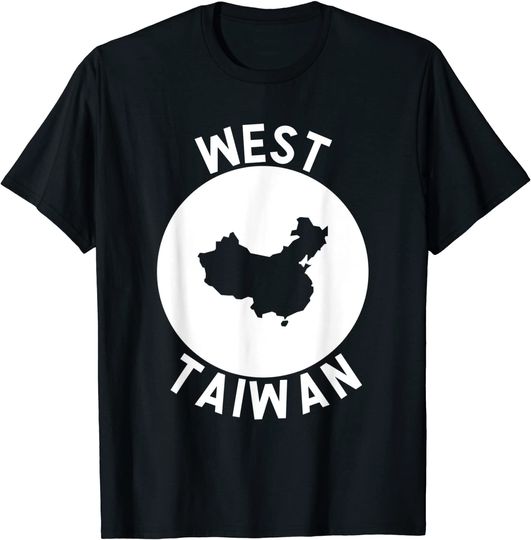 Discover West Taiwan China Map T Shirt