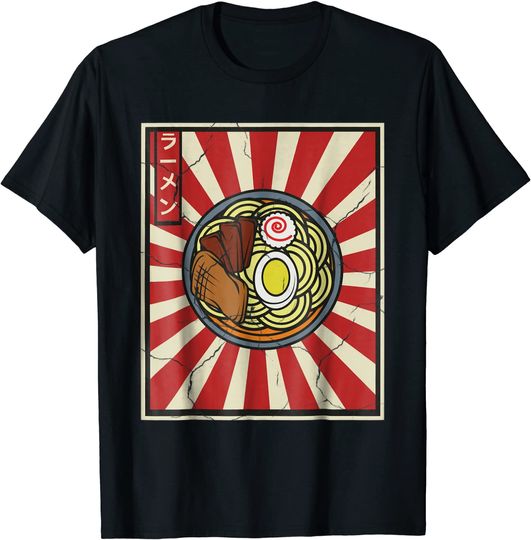 Discover Japanese Tasty Ramen Noodles Lover T Shirt