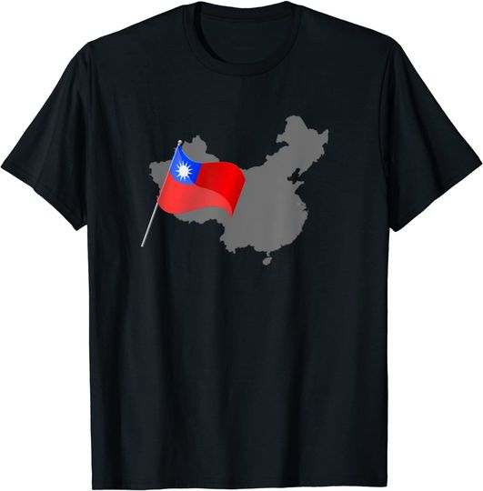 Discover West Taiwan Funny China Map T Shirt