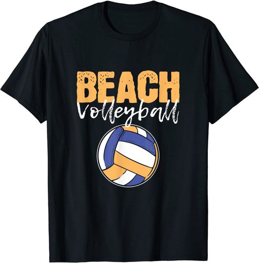 Discover Beach Volleyball lover player Team Sports men women teens T-Shirt