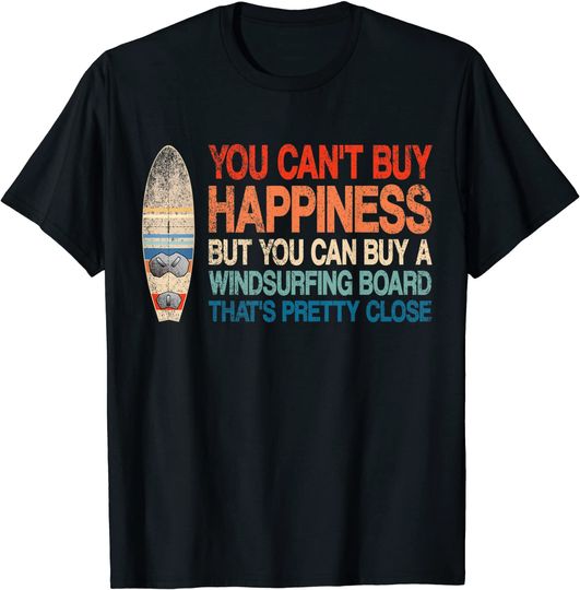 Discover Windsurfing Quote Retro Vintage Windsurfer T-Shirt