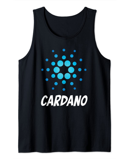 Discover CARDANO Crypto Shirt ADA Coin Blockchain Cryptocurrency Tank Top