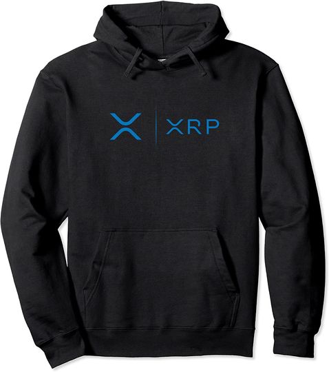 Discover Blockchain:  NEW XRP Ripple Side Blue Logo Crypto T Pullover Hoodie
