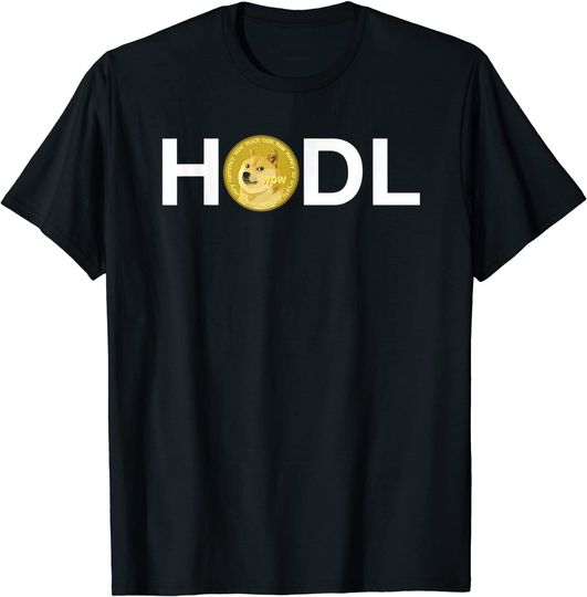 Discover Dogecoin Doge HodlTo the Moon Crypto Meme Cryptocurrency T Shirt
