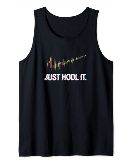 Discover Juste HODL Chandelier Moon Chart Crypto Currency Tank Top