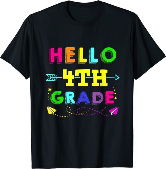 Discover Hello 4th Grade Back to School T-Shirt