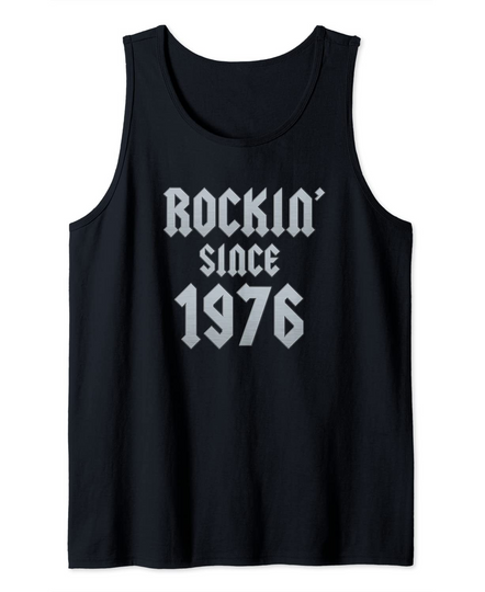 Discover Gift for 45 Year Old: Classic Rock 1976 45th Birthday Tank Top
