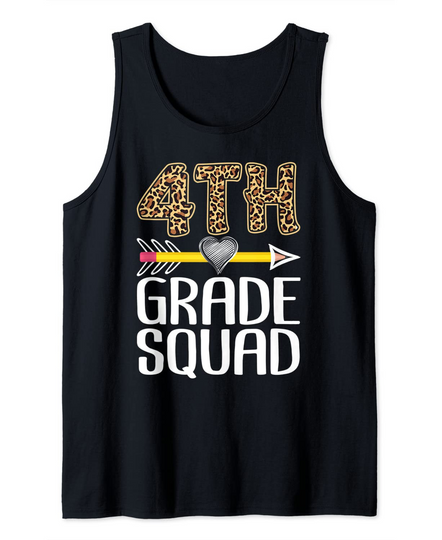 Discover 4th Grade Squad Teacher Student Fourth Grade Back To School Tank Top