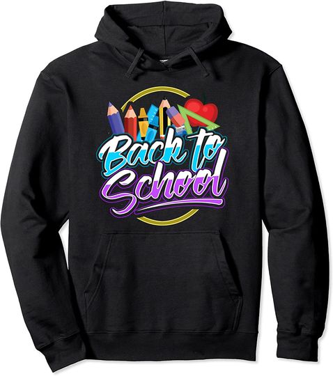 Discover Back To School - Learn Teach Have  Meet Friends Pullover Hoodie
