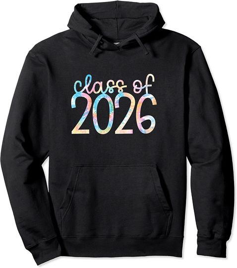 Discover Back to School | Tie Dye Class of 2026 Pullover Hoodie