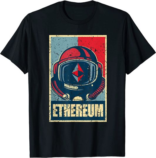 Discover Retro Vintage Ethereum Shirt Clothing ETH Men Women Kids T-Shirt