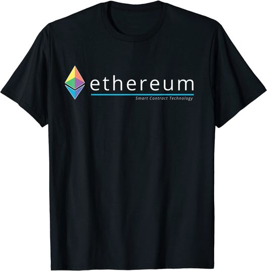 Discover Ethereum Smart Contract Technology 2.0 Logo HODL ETH Lovers T-Shirt