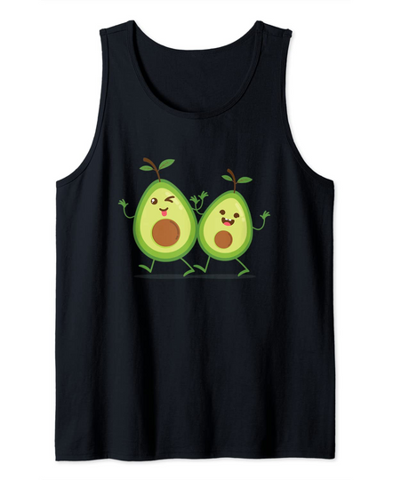 Discover Avocado Couple Holding Hands Friendship Tank Top