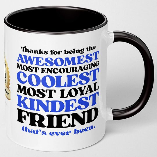 Discover Coffee Mug For Best Friend - Birthday, Anniversary Tea Cup Gift For Men, Women. For Him, Her. Friendship For Bestie, Boyfriend, Girlfriend, Husband, Wife. I Love You. Gift of Appreciation, Thank You.