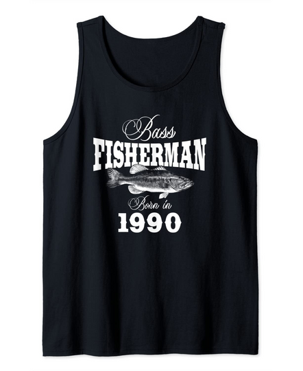 Discover 31 Year Old Fisherman: 1990 31st Birthday Fishing Tank Top