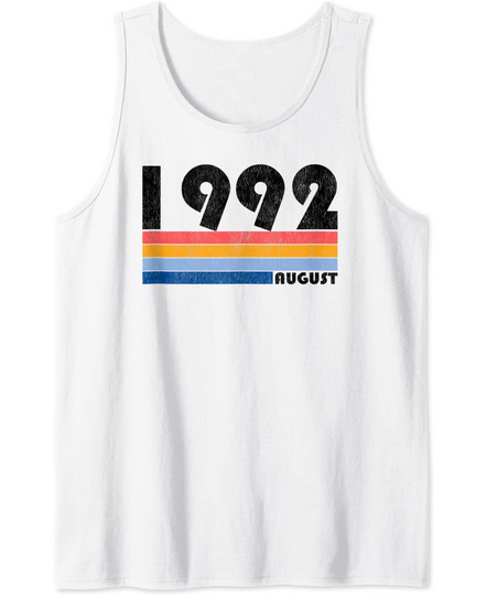 Discover Vintage August 1992 29 Years Old Tank Top