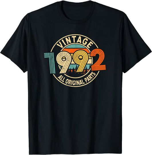 Discover Vintage 1992 29 years old Gift 29th Birthday T Shirt