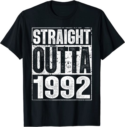 Discover Straight Outta 1992 29th Bithday GIft 29 Years Old Birthday T Shirt