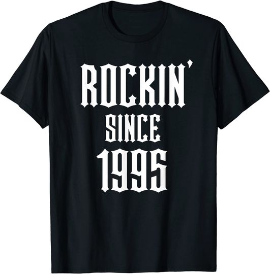 Discover 26 Year Old: Classic Rock 1995 26th Birthday T Shirt