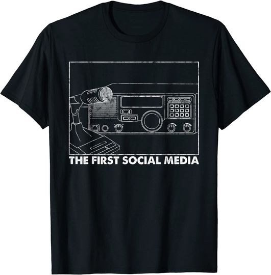 Discover The First Social Media, Ham Radio Operator, Gift T-Shirt