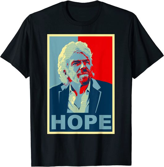 Discover Richard Branson Hope Space Travel Entrepreneur CEO Stock T-Shirt