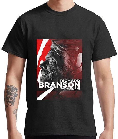 Discover Richard Branson Space Travel T shirt Inventing The Future