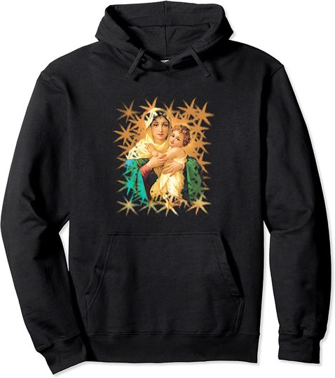 Discover Our Lady Virgin Mary Refuge of Sinners Catholic Saints Hoodie
