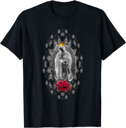 Discover Our Lady of Guadalupe Virgin Mary Mexico Catholic T Shirt