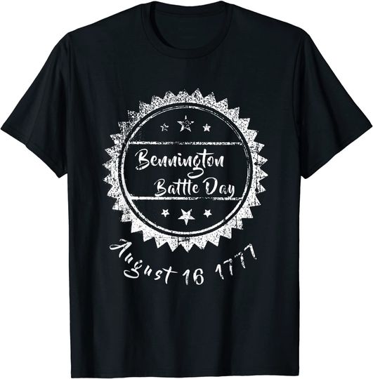 Discover Retro Bennington Vermont Battle Day Rememberance Aug 17 1775 T Shirt