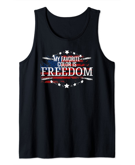 Discover My Favorite Color is Freedom Tank Top