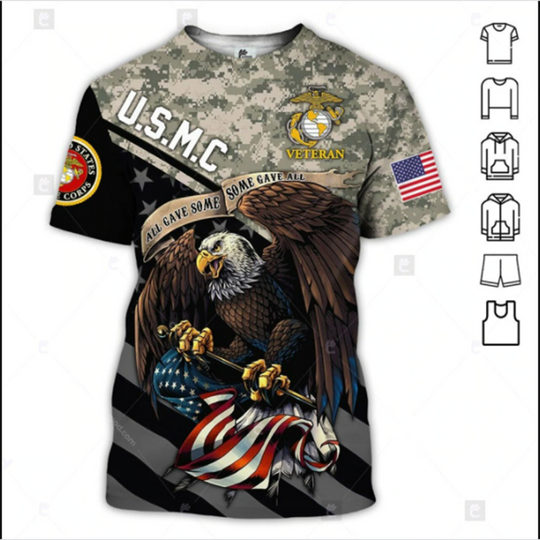 Discover American Eagle Army T-Shirt