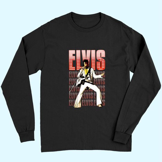 Discover Elvis Presley Retro Rock Music Long Sleeves