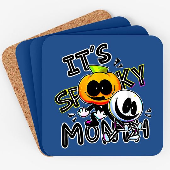 Discover Spooky Month Retro Sand Pump It's Spooky Montht-coaster Coaster