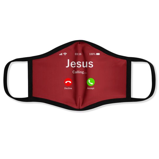 Discover Jesus Is Calling - Christian Face Mask
