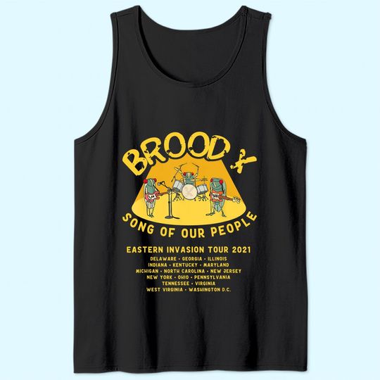 Discover Cicada 2021 Men's Tank Top Brood X Song Of Our People