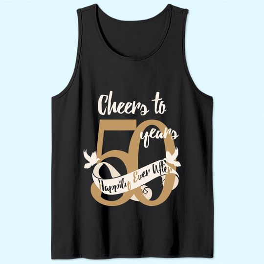 Discover 50th Wedding Anniversary Tank Top Gift For Couples