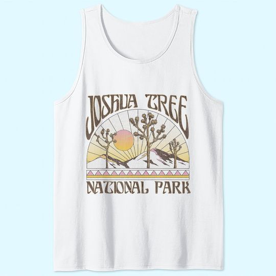Discover Vintage Joshua Tree National Park Retro Outdoor Camping Hike Tank Top