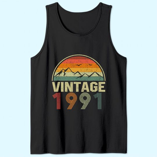 Discover Classic 30th Birthday Gift Idea Vintage 1991 Tank Top
