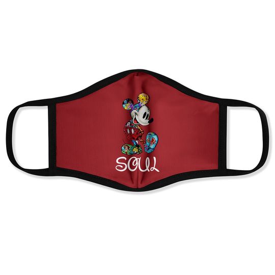 Discover Matching Couple Disney Soul Mate Mickey Mouse Face Mask