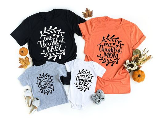 Discover Personalized Thanksgiving Family Matching T Shirt