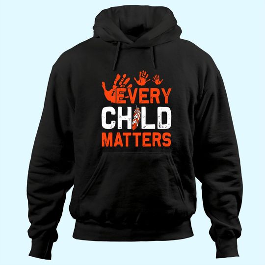 Discover Men's Hoodie Every Child Matters Indigenous People Orange Day