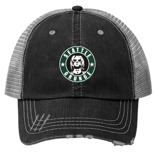 Discover Nirvana Seattle Grunge Trucker Hats