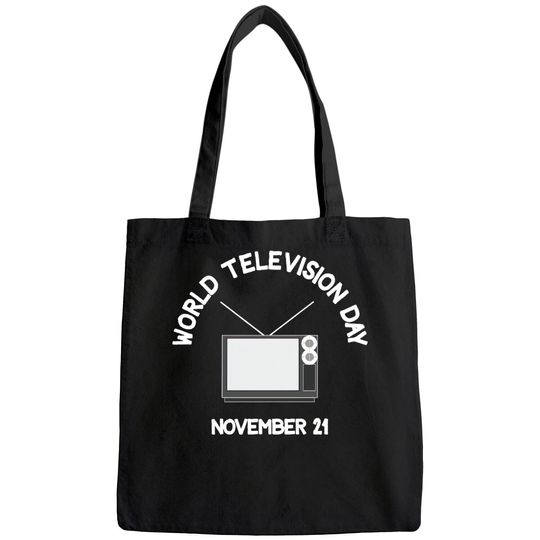 Discover World Television Day Bags