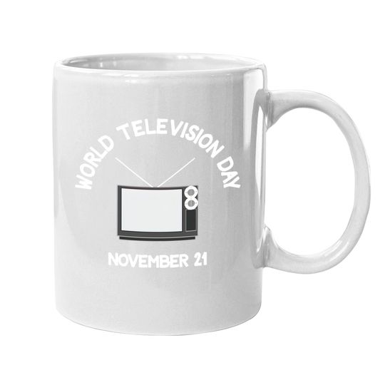 Discover World Television Day Mugs